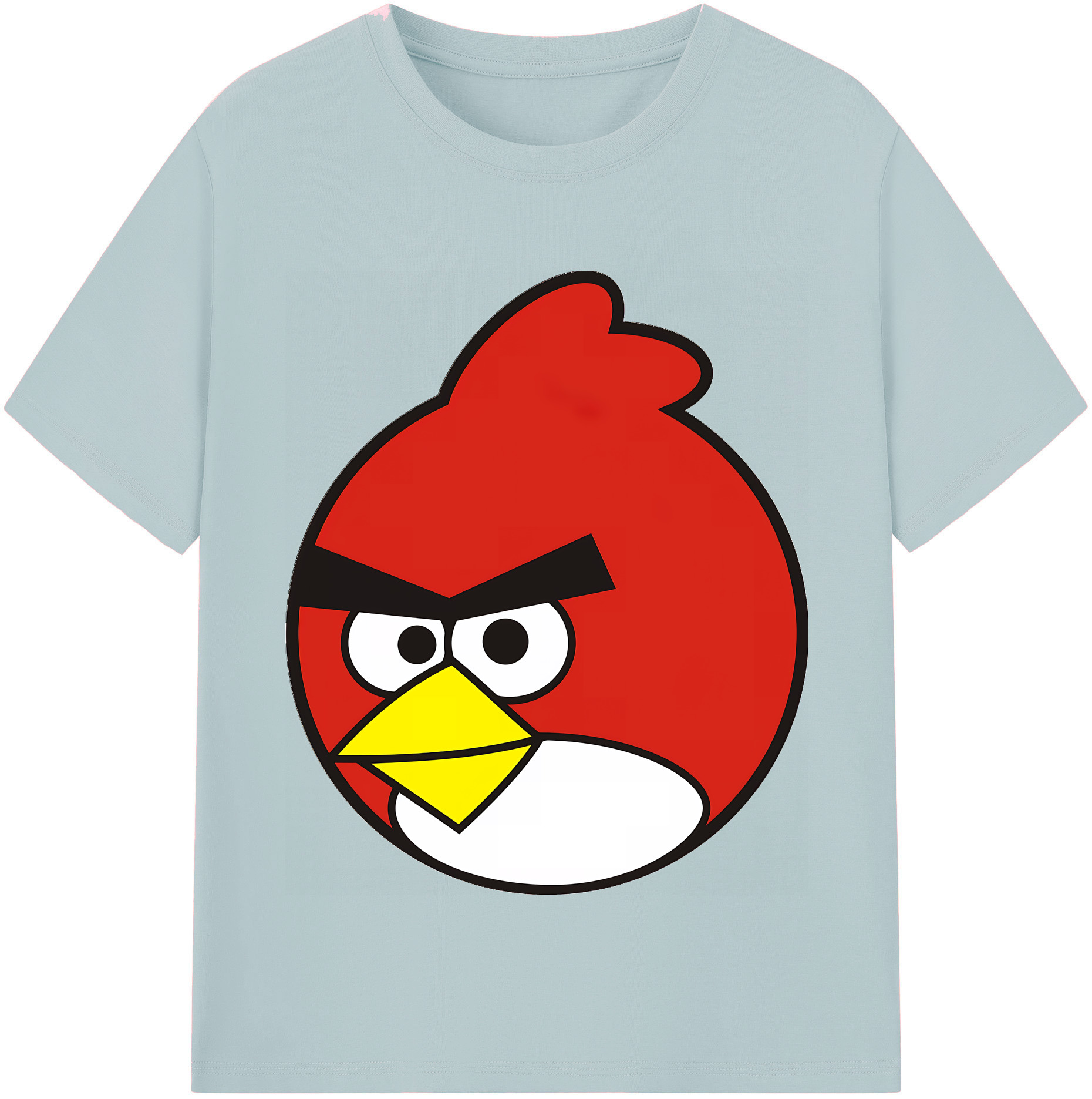 （画像用） Angry Birds アングリーバード 綿100％半袖Tシャツ（フロントプリント）
